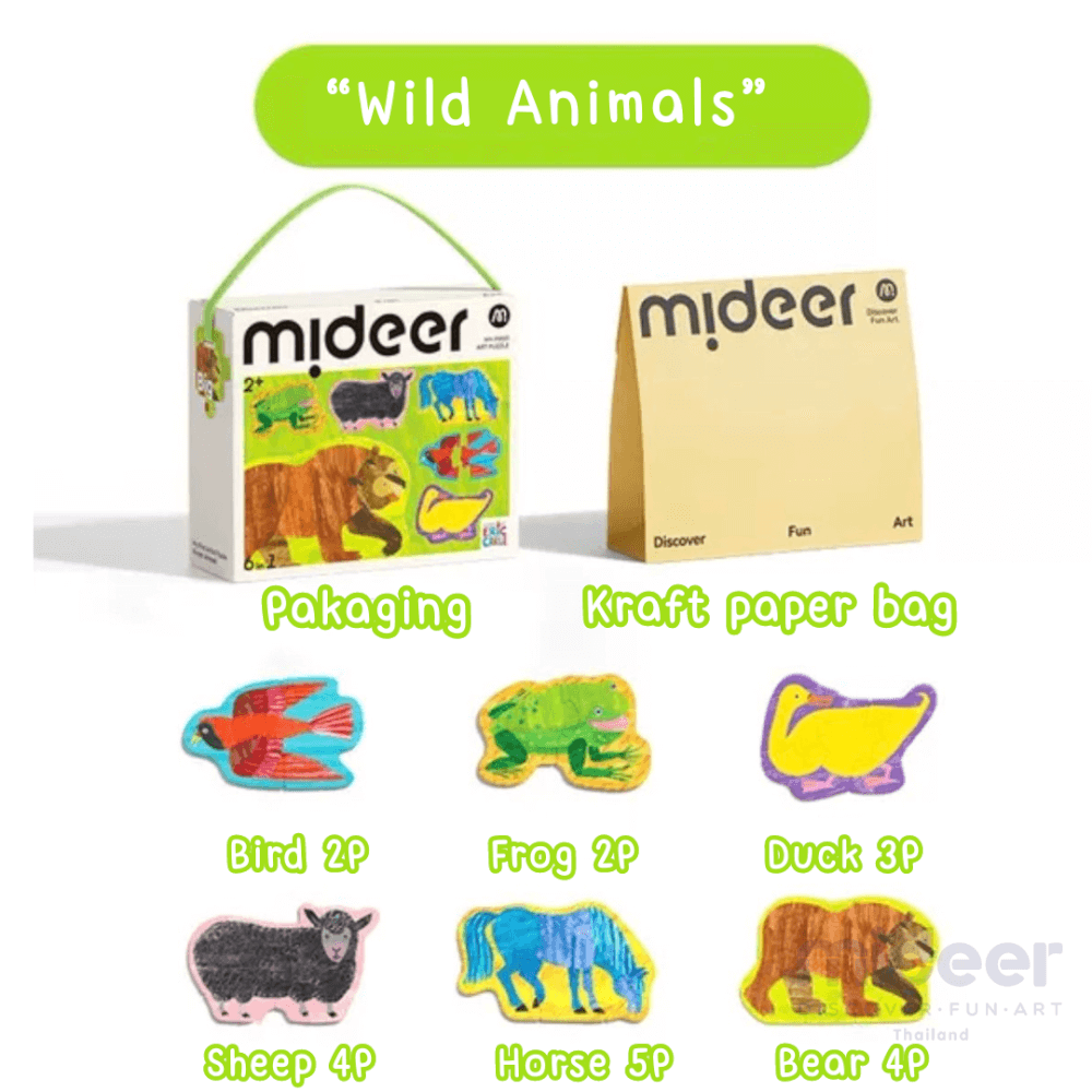 จิ๊กซอว์สำหรับเด็กเล็ก ลายสัตว์ MIDEER MD1461_4